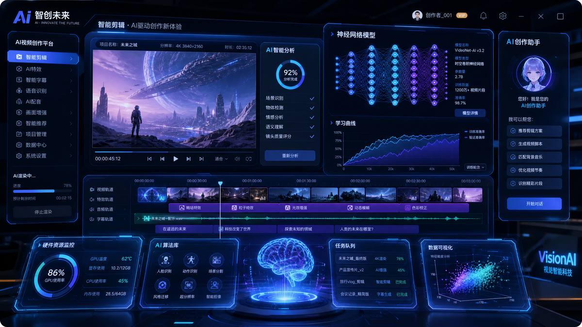 st直播平台AI视频创作工具